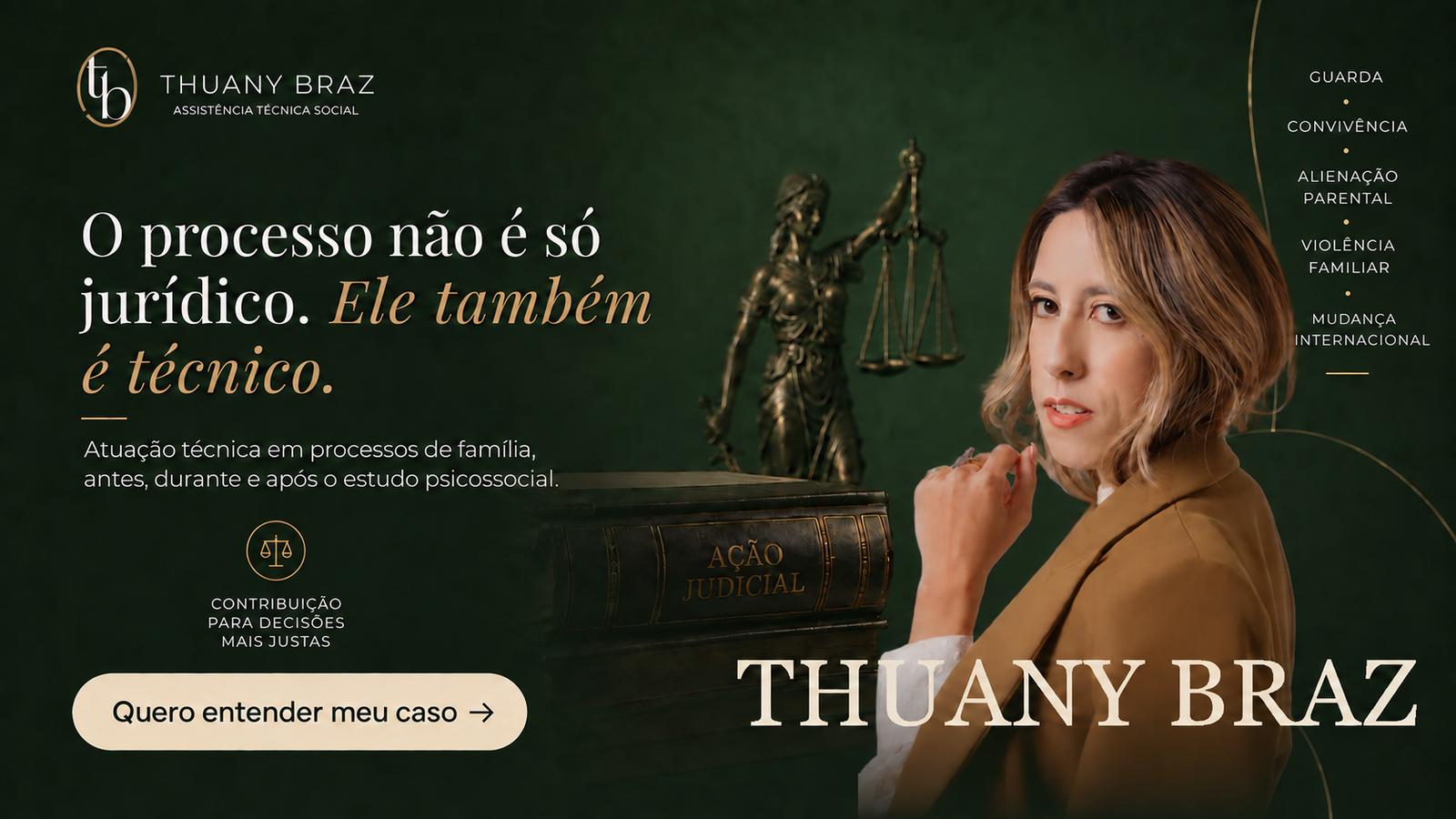 Thuany Braz, Assistente Social, Perita Judicial e Assistente Técnica